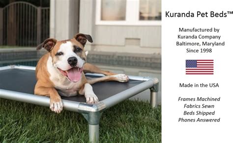 kuranda aluminum dog bed -heavy duty vinyl fabric|kuranda indestructible dog bed.